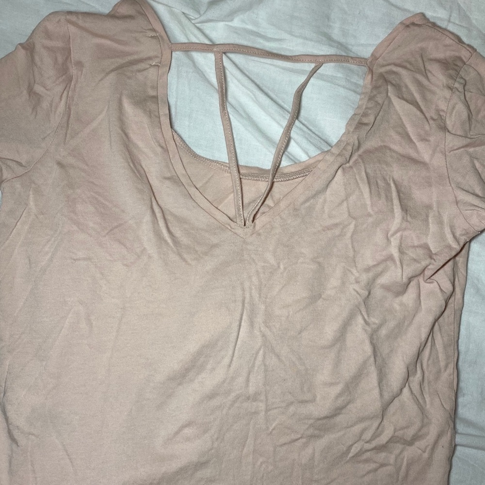 Baby pink tee